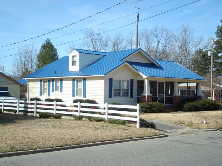 colorful metal roof